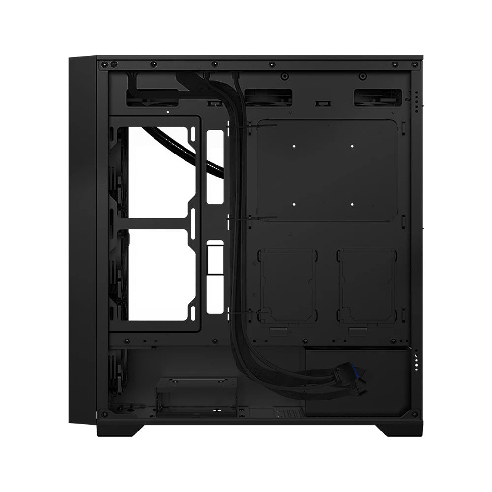 Gabinete Balam Rush (Br-938754) Carbono Twin Mate9000Atx1*Usb 3.0Doble Panel4 Fannegro