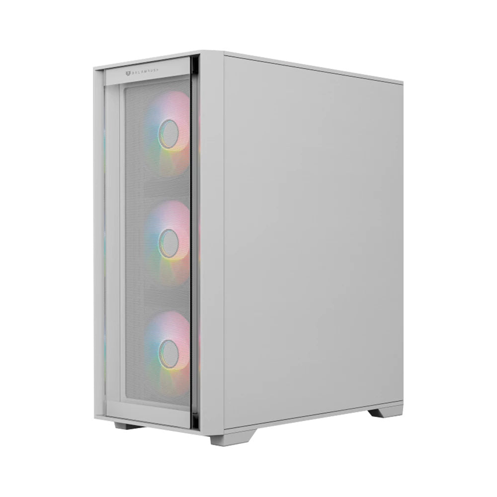 Gabinete Balam Rush (Br-938808) Carbono Twin Mate7000Atx1*Usb 3.0Doble Panel4 Fanblanco