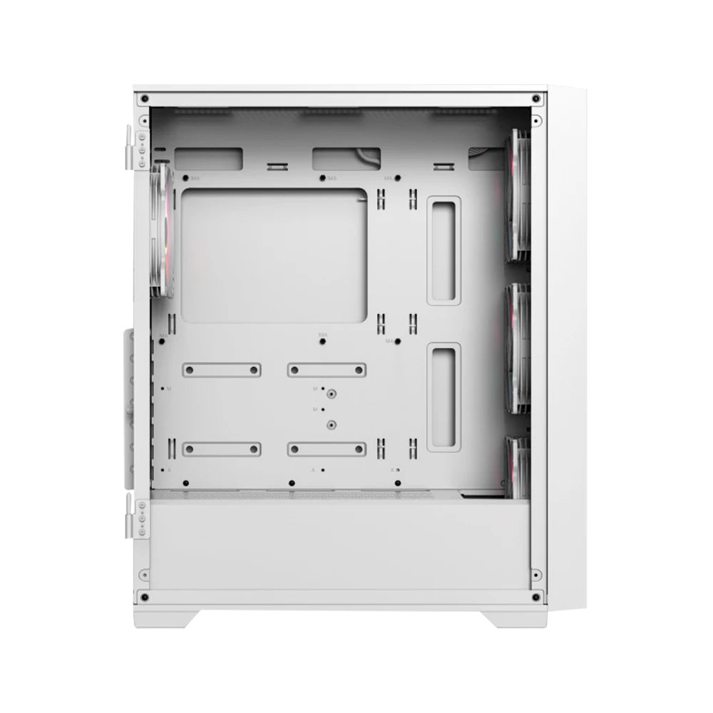Gabinete Balam Rush (Br-938808) Carbono Twin Mate7000Atx1*Usb 3.0Doble Panel4 Fanblanco