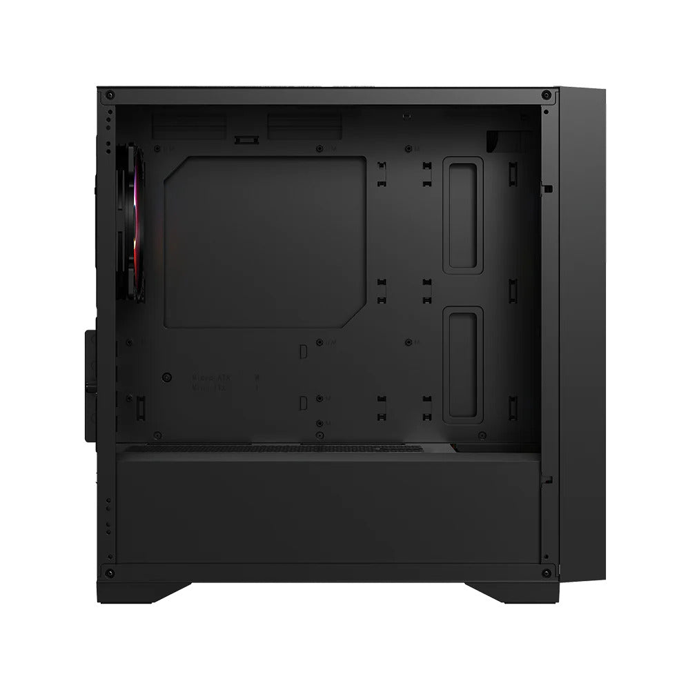 Gabinete Balam Rush (Br-938853) Carbono Aircool 4000Amicro Atx1*Usb 3.0Panel Mesh3 Fannegro