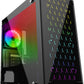 Gabinete Balam Rush (Br-922968) Talos Gi980,Microatx,Sin Fuente,1*Usb 3.0,Cristal Templado,Negro