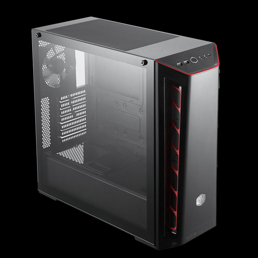 Gabinete Cooler Master (Mcb-B520-Kgnn-S00)Masterbox Mb520Tgvidrio Tempatx-Minitxp Negros/Fuente