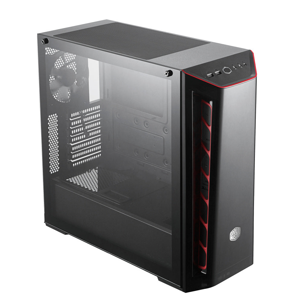 Gabinete Cooler Master (Mcb-B520-Kgnn-S00)Masterbox Mb520Tgvidrio Tempatx-Minitxp Negros/Fuente