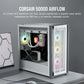 Gabinete Corsair (Cc-9011211-Ww) 5000D Airflow Blanco Cristal Templado Med-Torre Sin Fuente