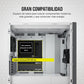 Gabinete Corsair (Cc-9011211-Ww) 5000D Airflow Blanco Cristal Templado Med-Torre Sin Fuente