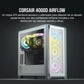 Gabinete Corsair (Cc-9011201-Ww) 4000D Airflow Blanco Cristal Templado Med-Torre Sin Fuente