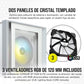 Gabinete Corsair (Cc-9011205-Ww) Icue 4000X Rgb Blanco Panel Cristal Templado Med-Torre Sin Fuente