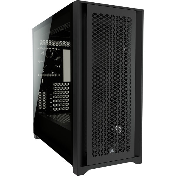 Gabinete Corsair (Cc-9011210-Ww) 5000D Airflow Negro Cristal Templado Med-Torre Sin Fuente