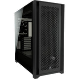 Gabinete Corsair (Cc-9011210-Ww) 5000D Airflow Negro Cristal Templado Med-Torre Sin Fuente