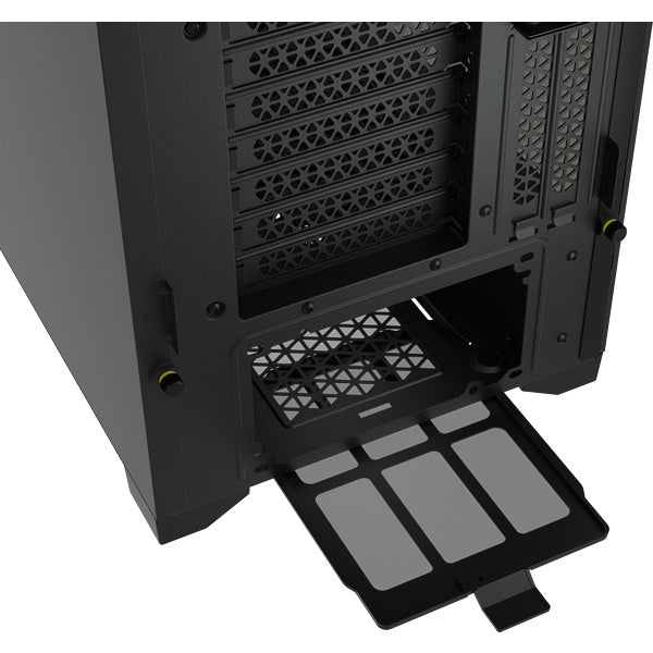 Gabinete Corsair (Cc-9011210-Ww) 5000D Airflow Negro Cristal Templado Med-Torre Sin Fuente