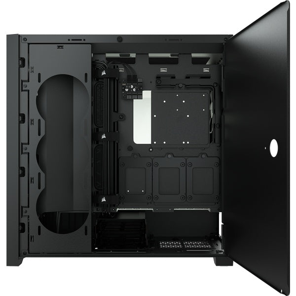 Gabinete Corsair (Cc-9011210-Ww) 5000D Airflow Negro Cristal Templado Med-Torre Sin Fuente