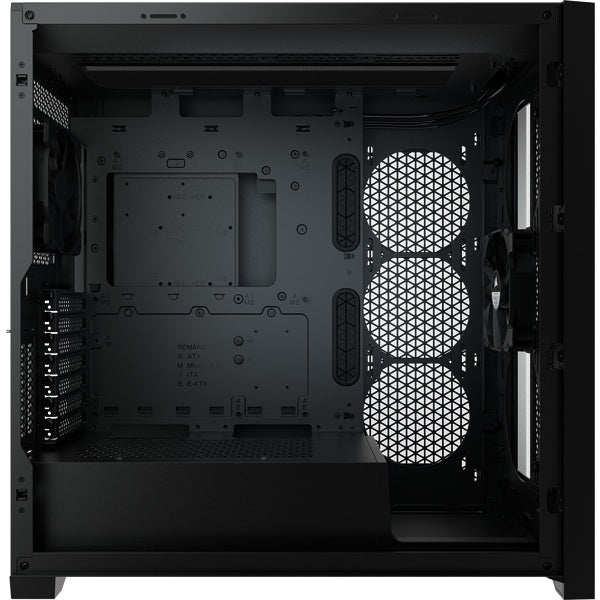 Gabinete Corsair (Cc-9011210-Ww) 5000D Airflow Negro Cristal Templado Med-Torre Sin Fuente