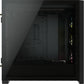Gabinete Corsair (Cc-9011212-Ww) Icue 5000X Rgb Negro Cristal Templado Med-Torre Sin Fuente