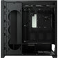 Gabinete Corsair (Cc-9011212-Ww) Icue 5000X Rgb Negro Cristal Templado Med-Torre Sin Fuente