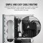 Gabinete Corsair (Cc-9011213-Ww) Icue 5000X Rgb Blanco Cristal Templado Med-Torre Sin Fuente