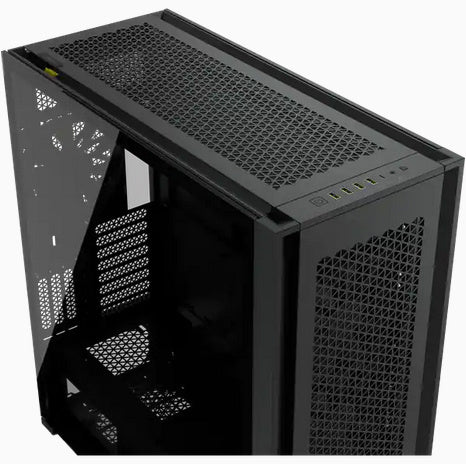 Gabinete Corsair (Cc-9011218-Ww) 7000D Airflow,Panel Frontal Acero,Negro,Atx,Sin Fuente