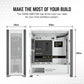 Gabinete Corsair (Cc-9011219-Ww) 7000D Airflow,Panel Frontal Acero,Blanco,Atx,Sin Fuente