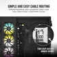 Gabinete Corsair (Cc-9011219-Ww) 7000D Airflow,Panel Frontal Acero,Blanco,Atx,Sin Fuente