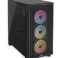 Gabinete Corsair (Cc-9011255-Ww) 3000D Rgb Airflow,Negro,Cristal Templado,Mid Torre,Sin Fuente