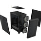 Gabinete Corsair (Cc-9011255-Ww) 3000D Rgb Airflow,Negro,Cristal Templado,Mid Torre,Sin Fuente