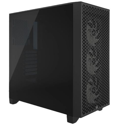Gabinete Corsair (Cc-9011255-Ww) 3000D Rgb Airflow,Negro,Cristal Templado,Mid Torre,Sin Fuente