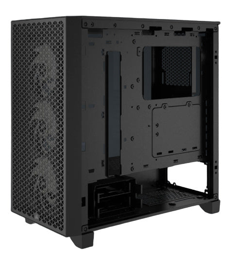 Gabinete Corsair (Cc-9011255-Ww) 3000D Rgb Airflow,Negro,Cristal Templado,Mid Torre,Sin Fuente