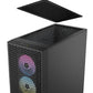 Gabinete Corsair (Cc-9011255-Ww) 3000D Rgb Airflow,Negro,Cristal Templado,Mid Torre,Sin Fuente