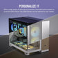 Gabinete Corsair (Cc-9011268-Ww) Icue Link 2500X Rgbblancocristal Templadomed-Torresin Fuente