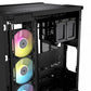 Gabinete Corsair (Cc-9011269-Ww) Icue Link 6500X Rgbnegrocristal Templadomed-Torresin Fuente
