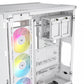 Gabinete Corsair (Cc-9011270-Ww) Icue Link 6500X Rgbblancocristal Templadomed-Torresin Fuente