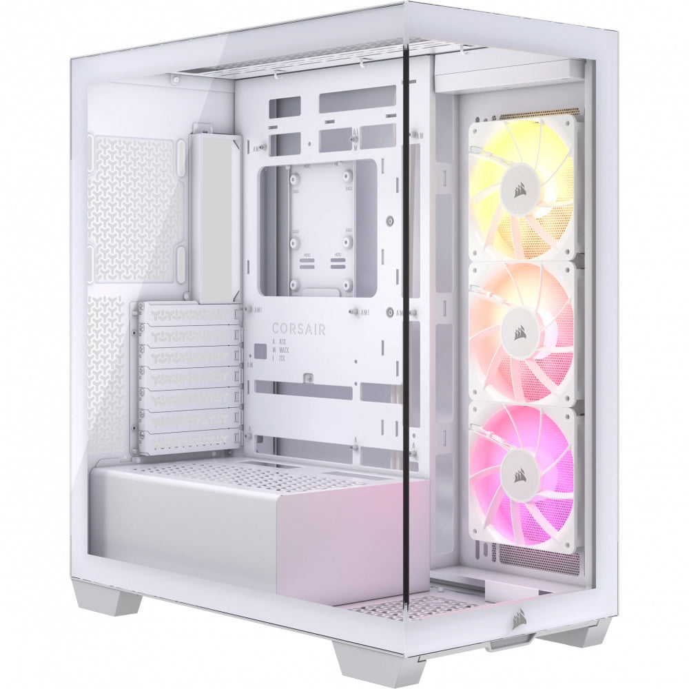 Gabinete Corsair (Cc-9011279-Ww) 3500X Argbnegrocristal Templadomed-Torresin Fuente