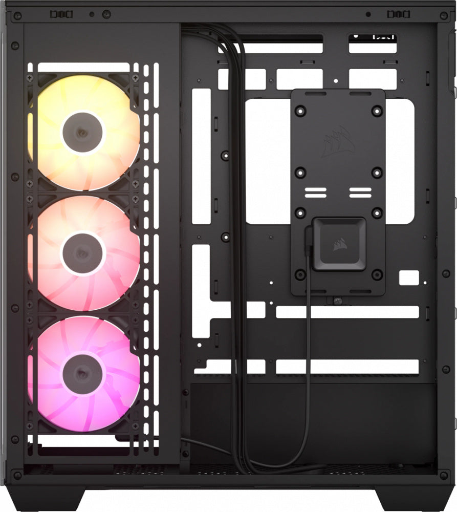 Gabinete Corsair (Cc-9011280-Ww) Icue Link 3500X Rgbnegrocristal Templadomed-Torresin Fuente
