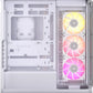 Gabinete Corsair (Cc-9011281-Ww) Icue Link 3500X Rgbblancocristal Templadomed-Torresin Fuente
