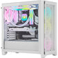 Gabinete Corsair Icue 4000D Rgb Airflow Mid-Tower, White Cc-9011241-Ww