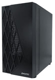 Gabinete Evotec (Ev-1018) Taipei Crist Temp,Micro-Atx,Mini Atx,2*Usb 2.0,Usb 3.0,Ssd 2.5,3*Fan Rgb,N