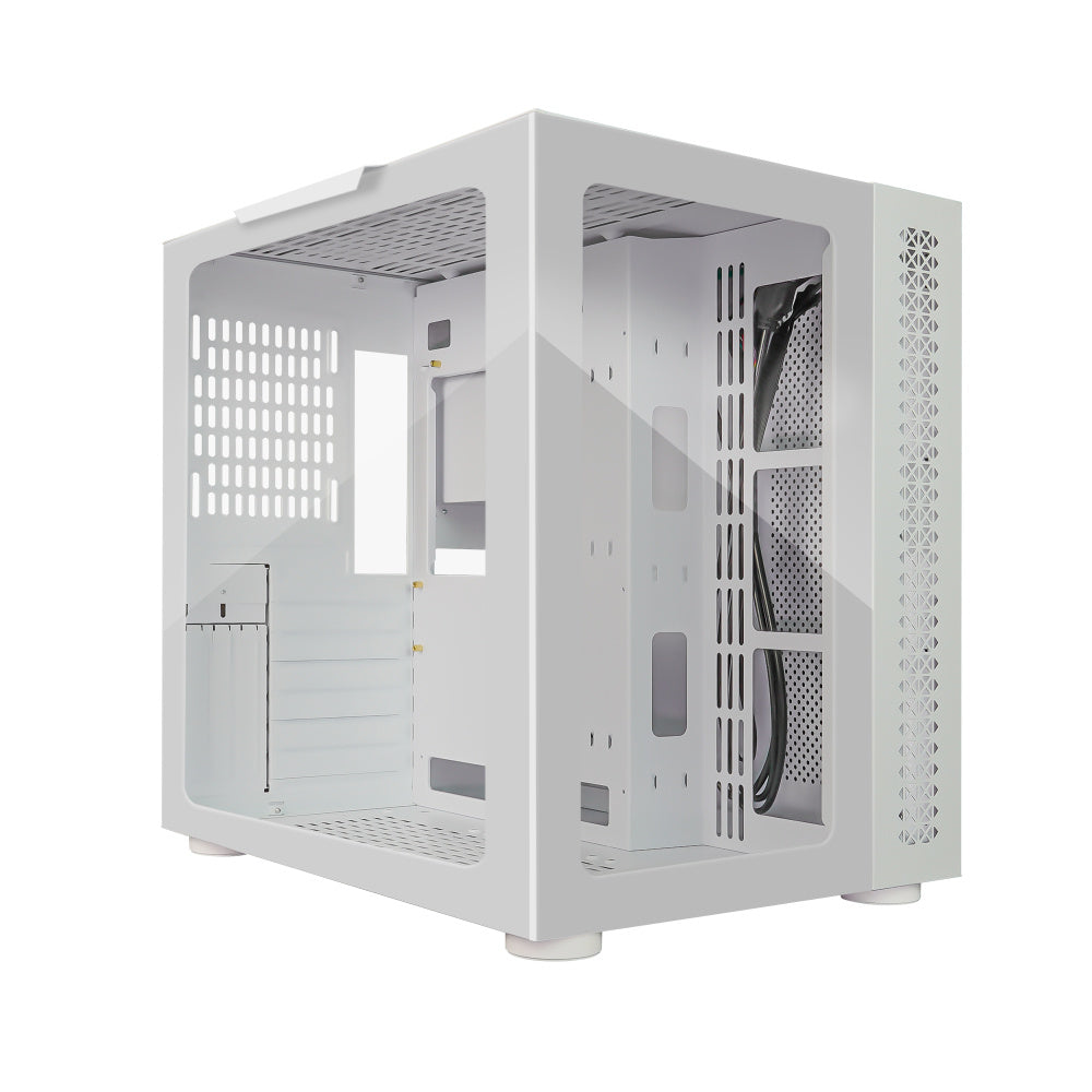 Gabinete Game Factor Atx Fishtank Doble Cristal Usb 3.0 S/Fte Negro Csg700-Bk