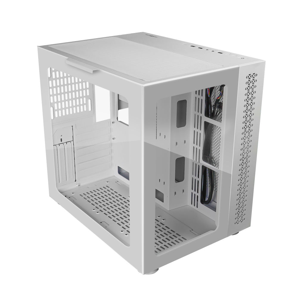 Gabinete Game Factor Atx Fishtank Doble Cristal Usb 3.0 S/Fte Negro Csg700-Bk