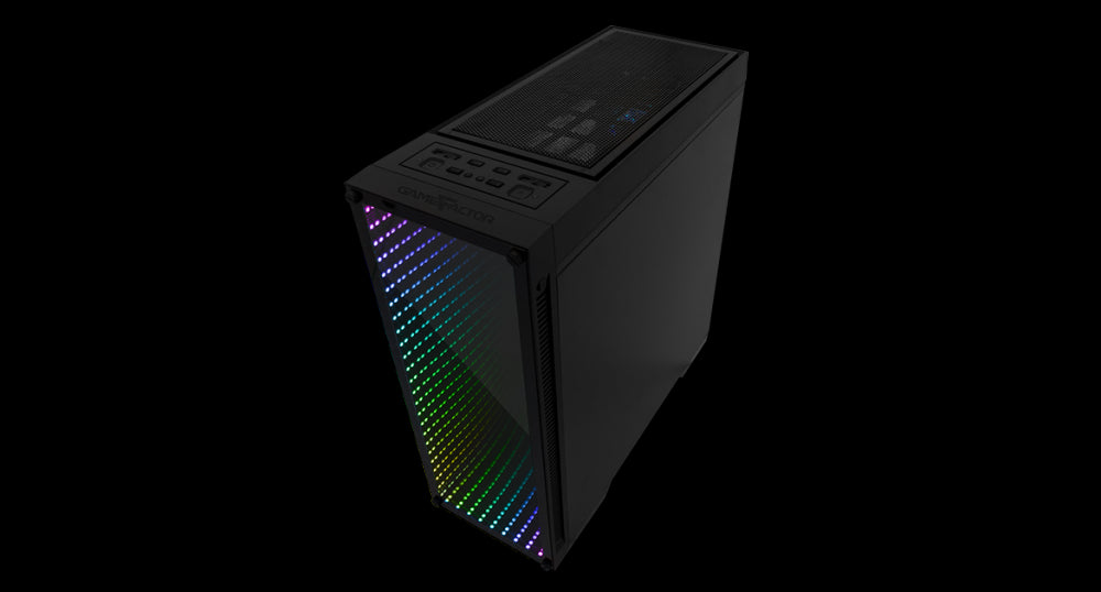Gabinete Game Factor Csg601 Con Ventana Rgb, Full-Tower, Atx/E-Atx/Micro-Atx/Mini-Itx, Usb 2.0/3.0, Sin Fuente, 1 Ventilador