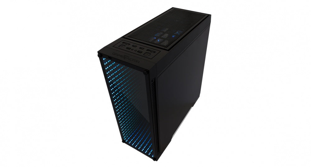 Gabinete Game Factor Csg601 Con Ventana Rgb, Full-Tower, Atx/E-Atx/Micro-Atx/Mini-Itx, Usb 2.0/3.0, Sin Fuente, 1 Ventilador