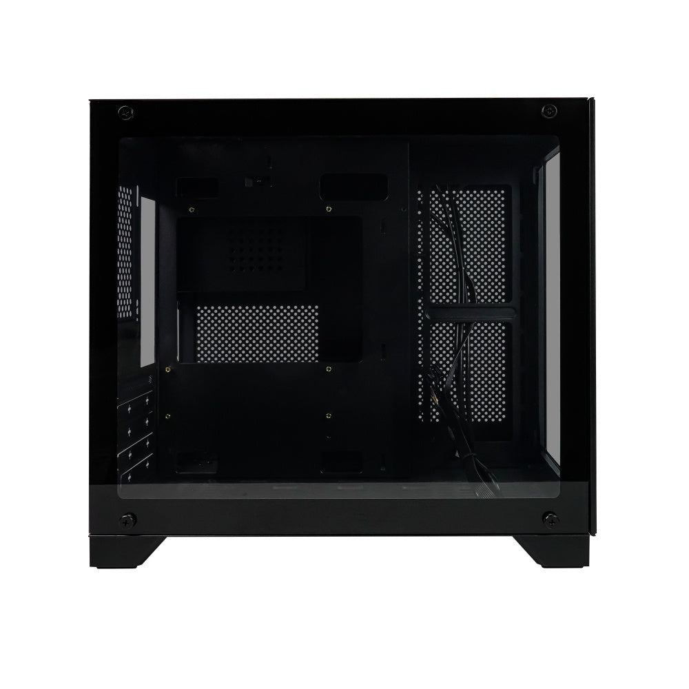 Gabinete Game Factor Matx Fishtank Doble Cristal Usb 3.0 S/Fte Blanco Csg570-Wh