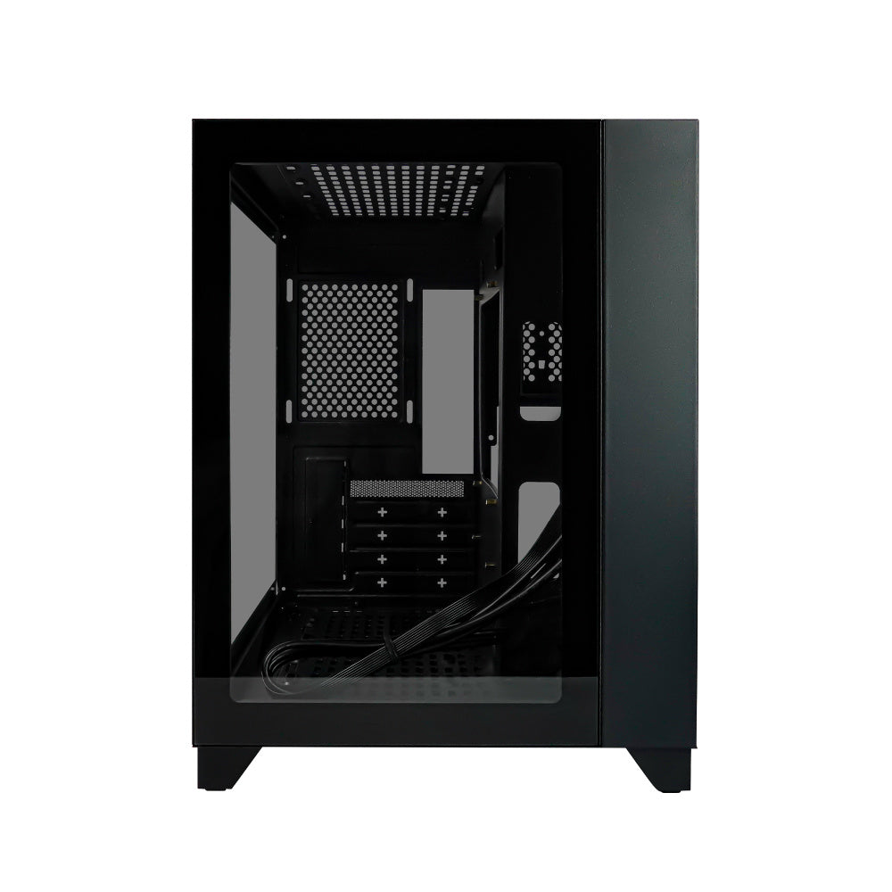 Gabinete Game Factor Matx Fishtank Doble Cristal Usb 3.0 S/Fte Blanco Csg570-Wh