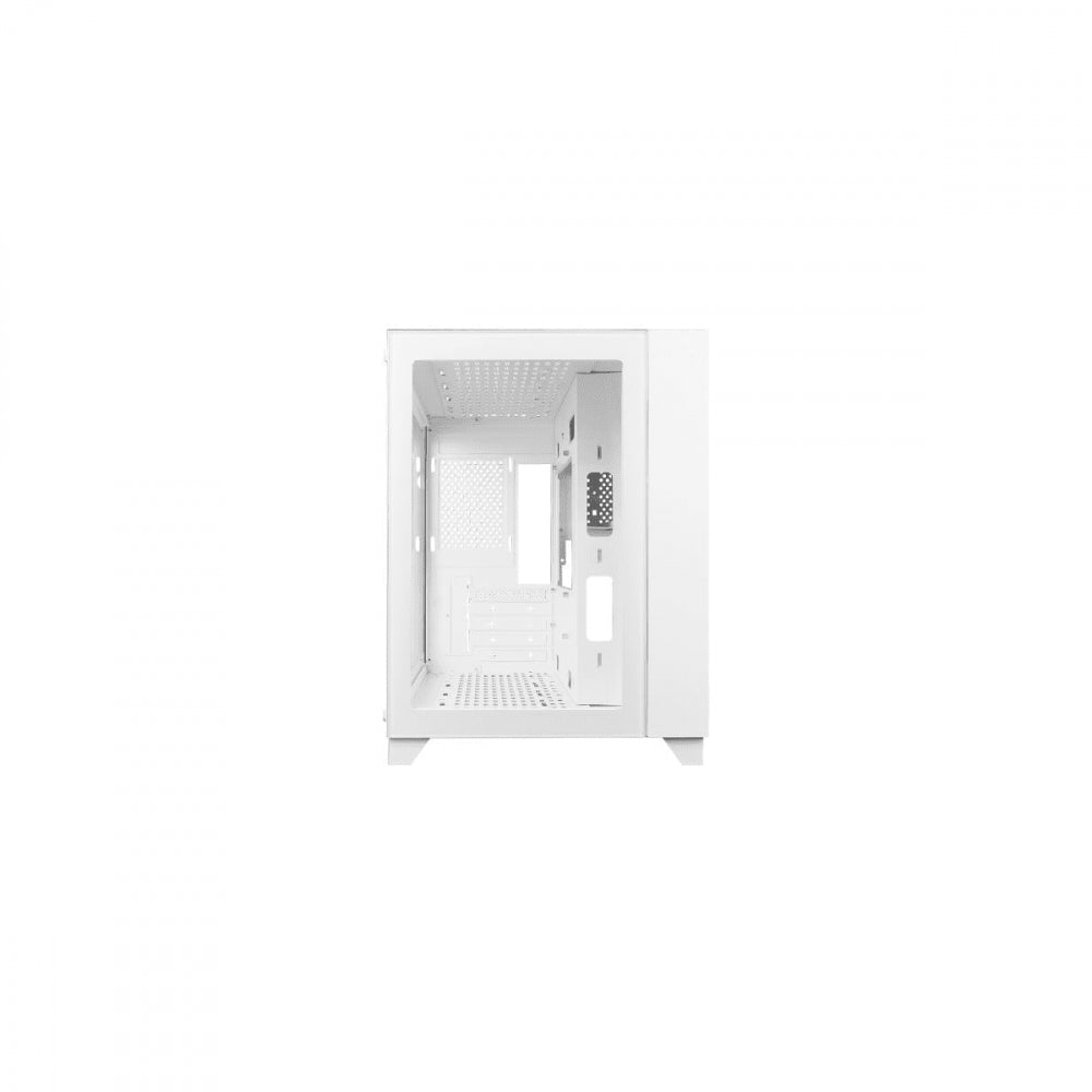 Gabinete Game Factor Matx Fishtank Doble Cristal Usb 3.0 S/Fte Blanco Csg570-Wh