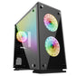Gabinete Game Factor Csg550 Con Ventana, Micro-Tower, Micro Atx/Mini-Itx, Usb 3.0, Sin Fuente, 2 Ventiladores Instalados, Negro