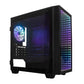 Gabinete Game Factor Csg560 Con Ventana, Micro-Tower, Micro Atx/Mini-Itx, Usb 2.0/3.0, Sin Fuente, 1 Ventilador Rgb, Negro