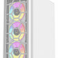 Gabinete Gamer Media Torre Dragonflyii Gm740 Atx Cristal/Malla Blanco