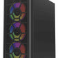 Gabinete Gamer Media Torre Dragonflyii Gm740 Atx Panel Cristal/ Negro (Br-935982)
