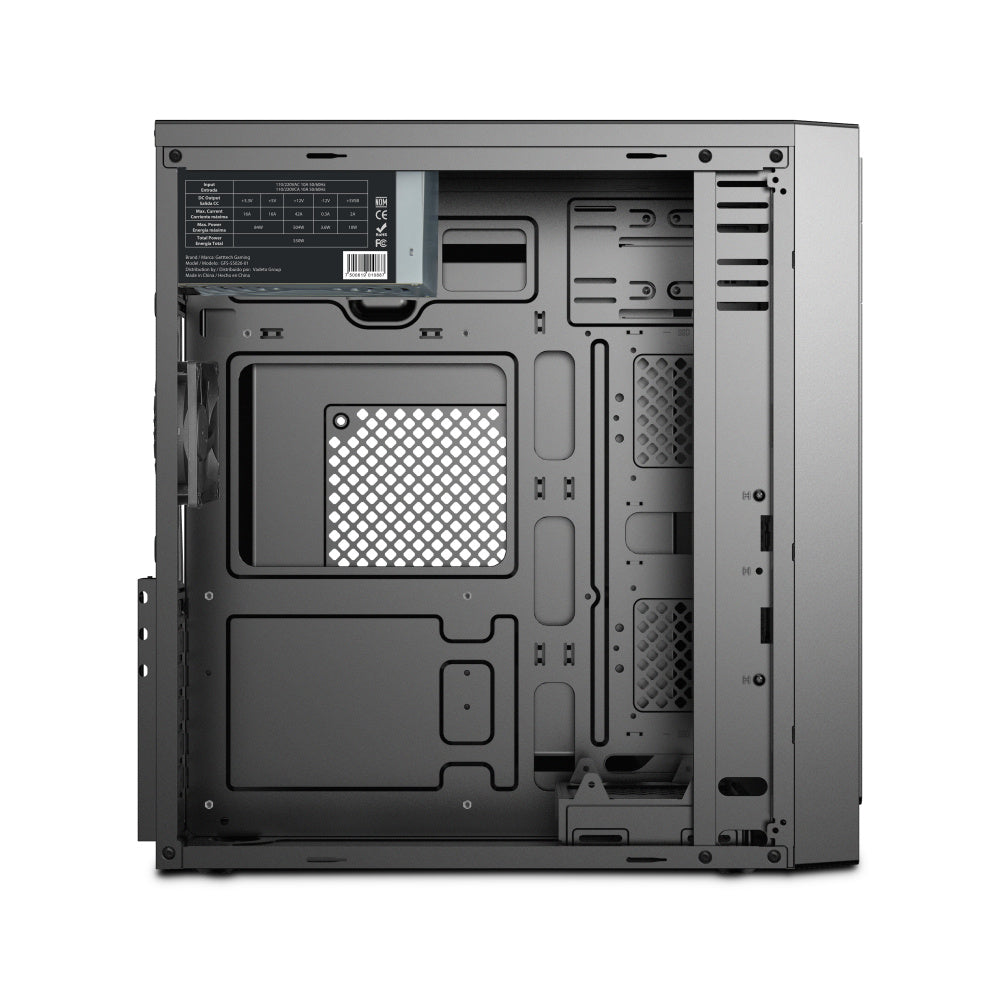 Gabinete Getttech (Gcm-550Ac-01) Micro Atxfuente550W1*Fanusb 2.02*Usb 3.03.5Mmnegro