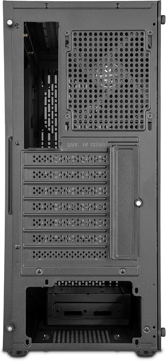 Gabinete Getttech (Gcm-Asgx1-01Bk) Micro Atx 1*Fan3*Usb2*3.5Mmcristal Templados/Fuentenegro