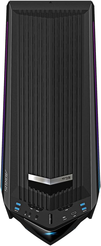 Gabinete Gigabyte (Gb-Ac700G) C700 Glass, Vidrio Templado, Rgb Fusion, Atx, Negro