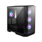 Gabinete Msi (Mag Pano M100R Pz) Negro Vidrio Templado 4*Ventilador Argb Micro Atx Sin Fuente
